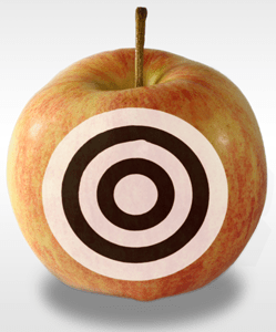 Target Apple. Image courtesy of stock.xchng®