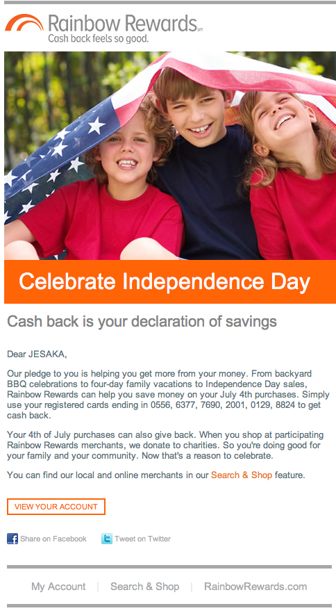 Email_Seasonal_July4 Pledge_RainbowRewards. All rights reserved.