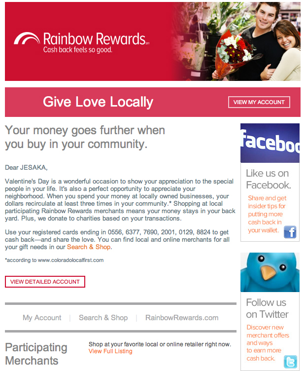 Email_Seasonal_VDay Local11_RainbowRewards. All rights reserved. 