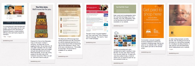 Pinterest Portfolio Snapshot Jesaka Long